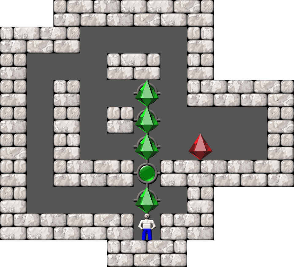 Sokoban Mass Remodel level 1527